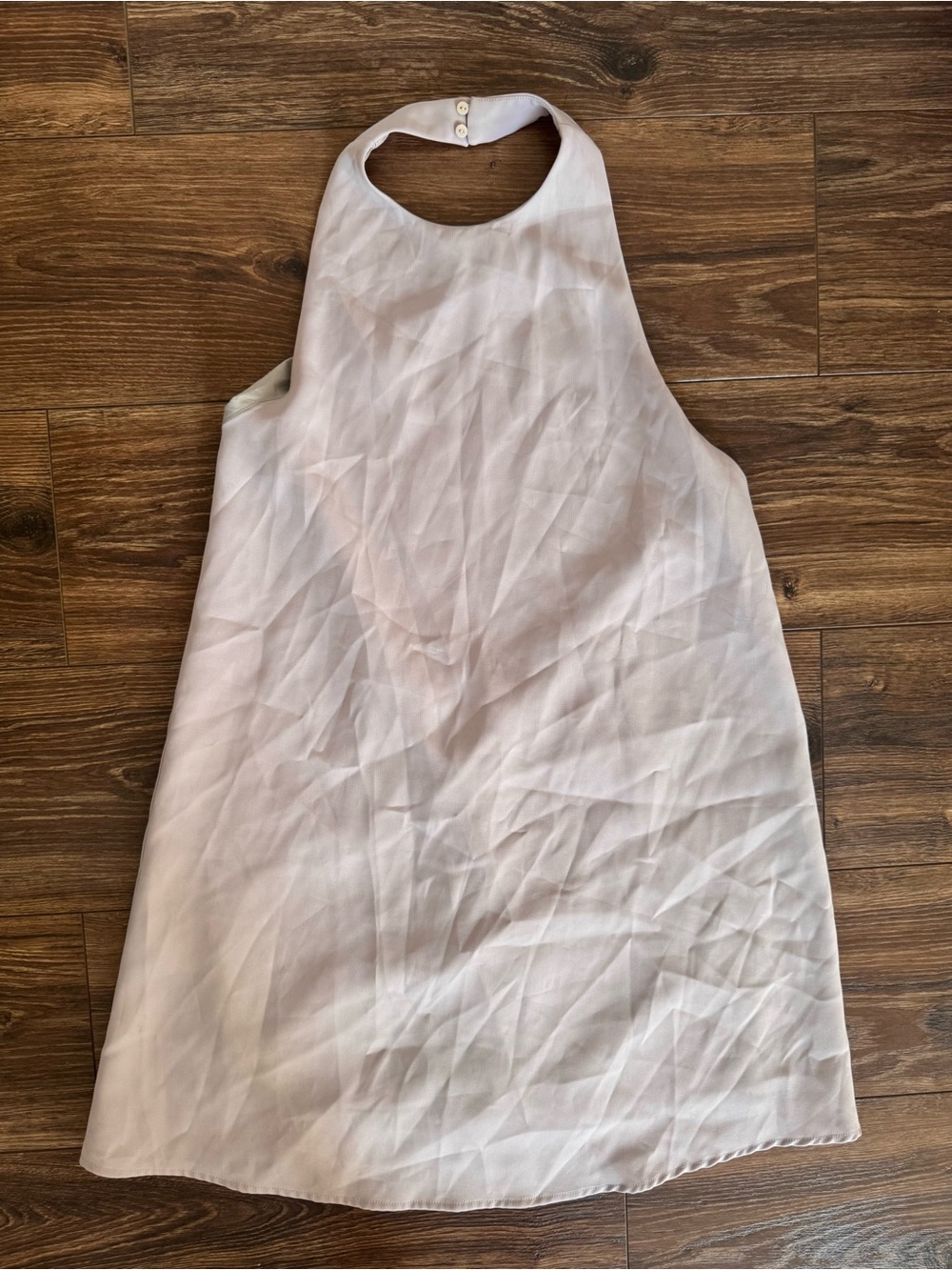Tobi Light Lavender Gray Halter Mini Dress M